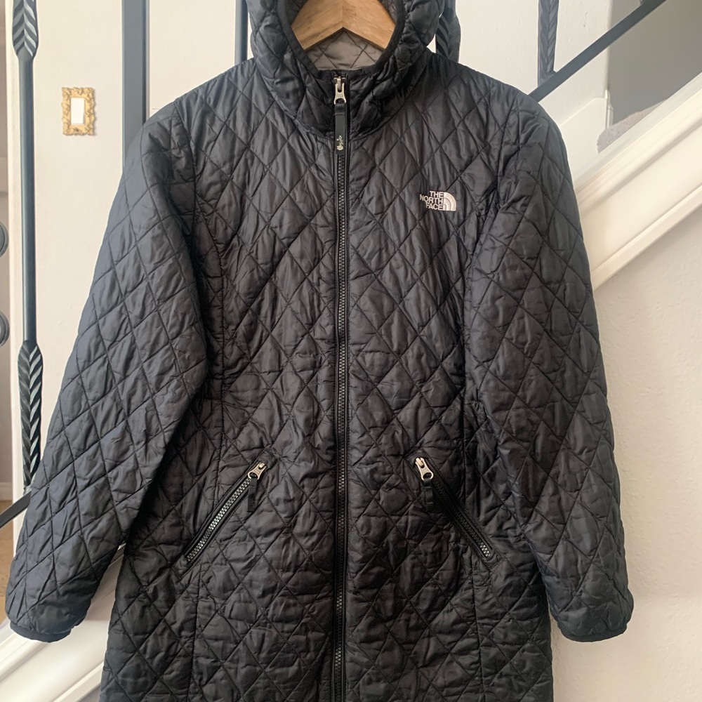 The North Face Women's Black Quilted Puffer Coat